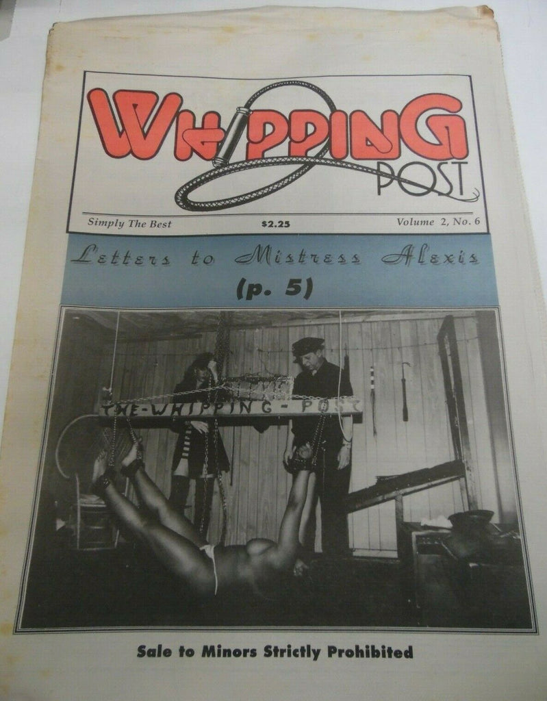 Whipping Post Fetish Newspaper Mistress Alexis vol.2 #6 1990's 120719lm-ep
