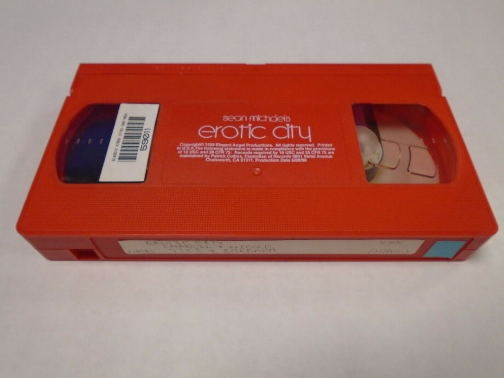Erotic City Emanuel Nicole 1998 120mins Adult VHS 031119AMP