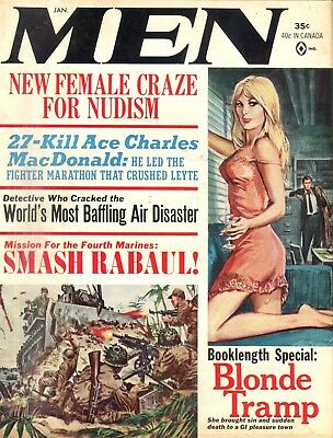 Men Magazine Female Craze For Nudism January 1965 062218lm-ep