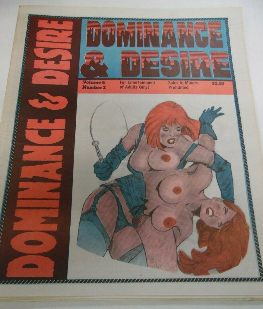 Dominance & Desire Newspaper vol.6 #2 1990's 120719lm-ep