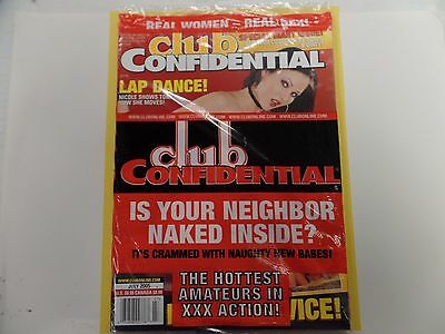 Club Confidential Adult Magazine Nicole July 2005 new/sealed 030516lm-ep