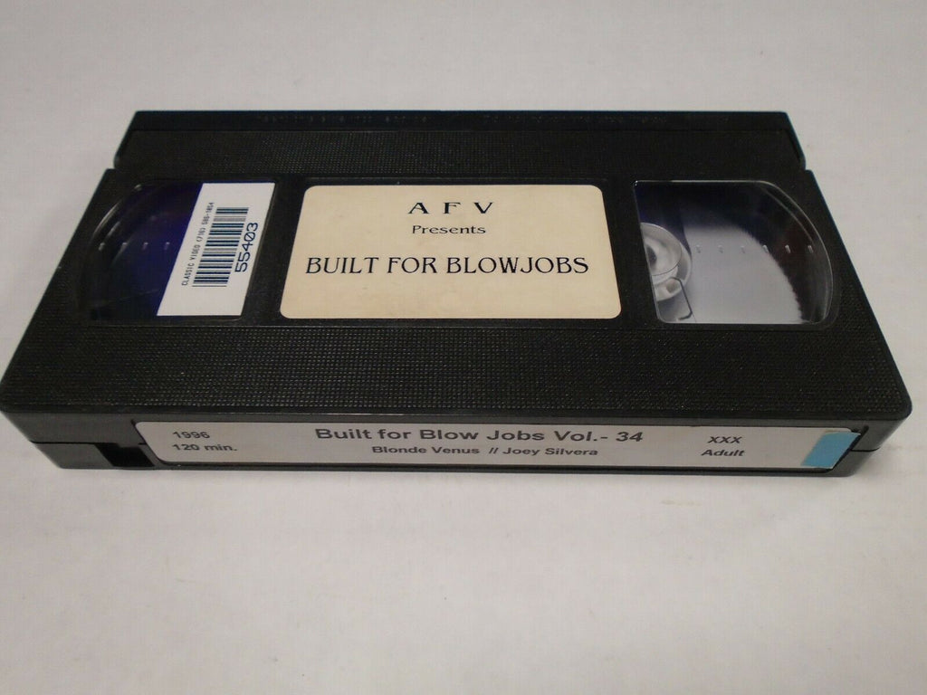 Built for Blowjobs Vol 34 Bloonde Venus Joey Silvera 1996 Adult VHS 021419AMP3
