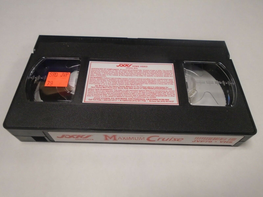 Maximum Cruise Jocks Home Video Gay Male Adult VHS 071719AMP
