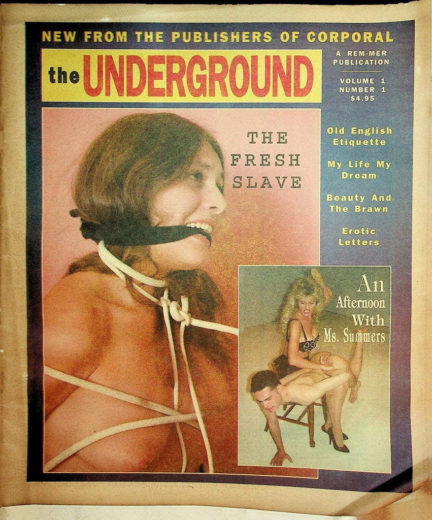 The Underground Fetish Newspaper Ms. Summers vol.1 #1 1993 022020lm-ep