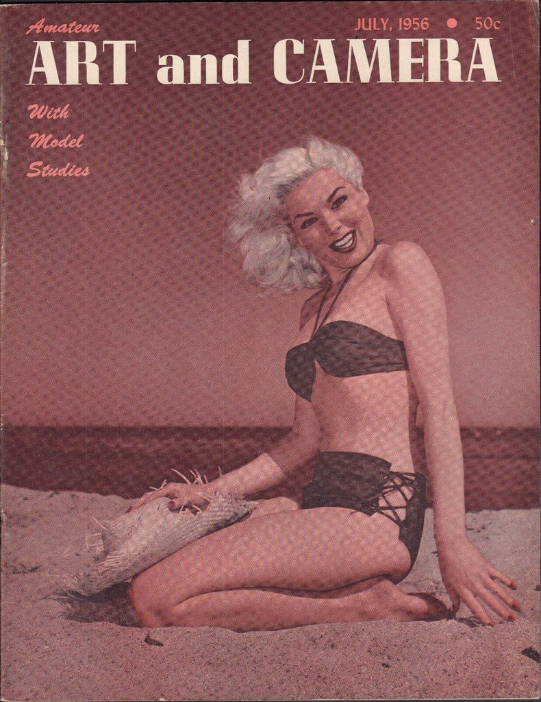 Amateur Art and Camera July 1956 Vintage Pinups and Models EX 110916DBE