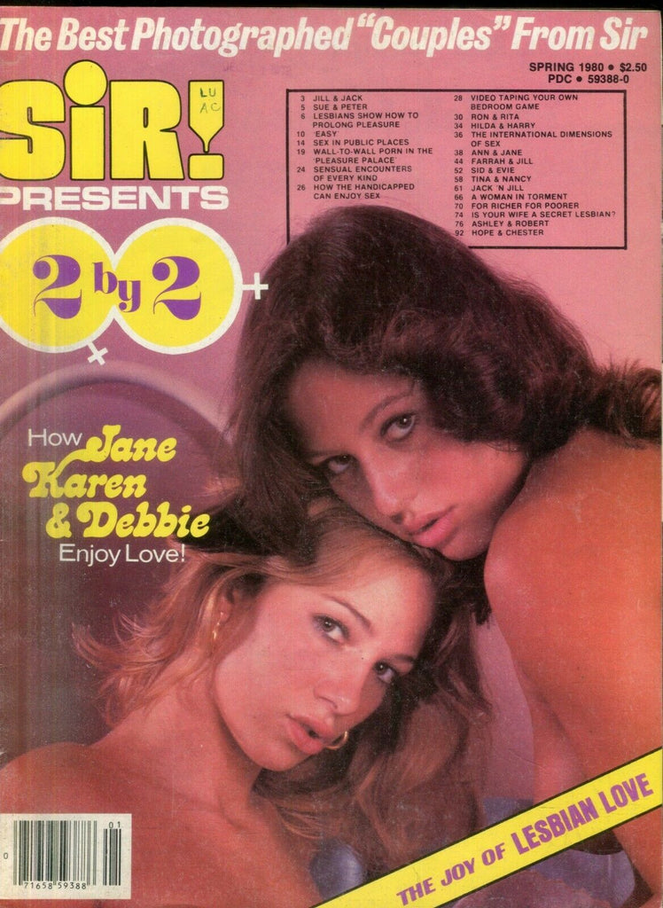 Unbranded Sir! Presents 2 by 2 Jane Karen & Debbie Enjoy Love! Spring 1980 030619lm-ep