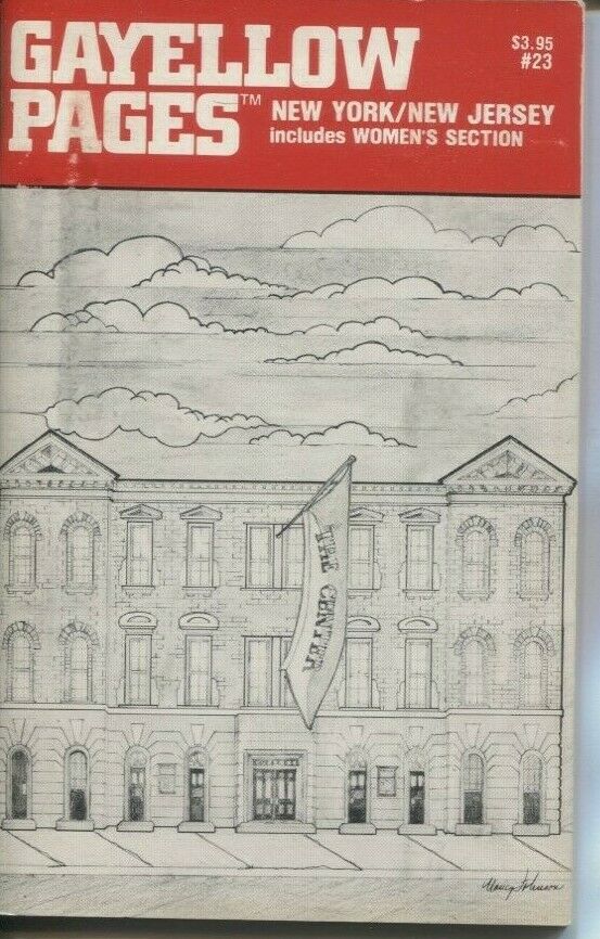 Gay Yellow Pages New York/ New Jersey w/Women's Section #23 1986 072720lm-ep