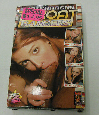 Interracial Throat Bangers Adult VHS Tape 2hrs XXX vg 072514lm-ep