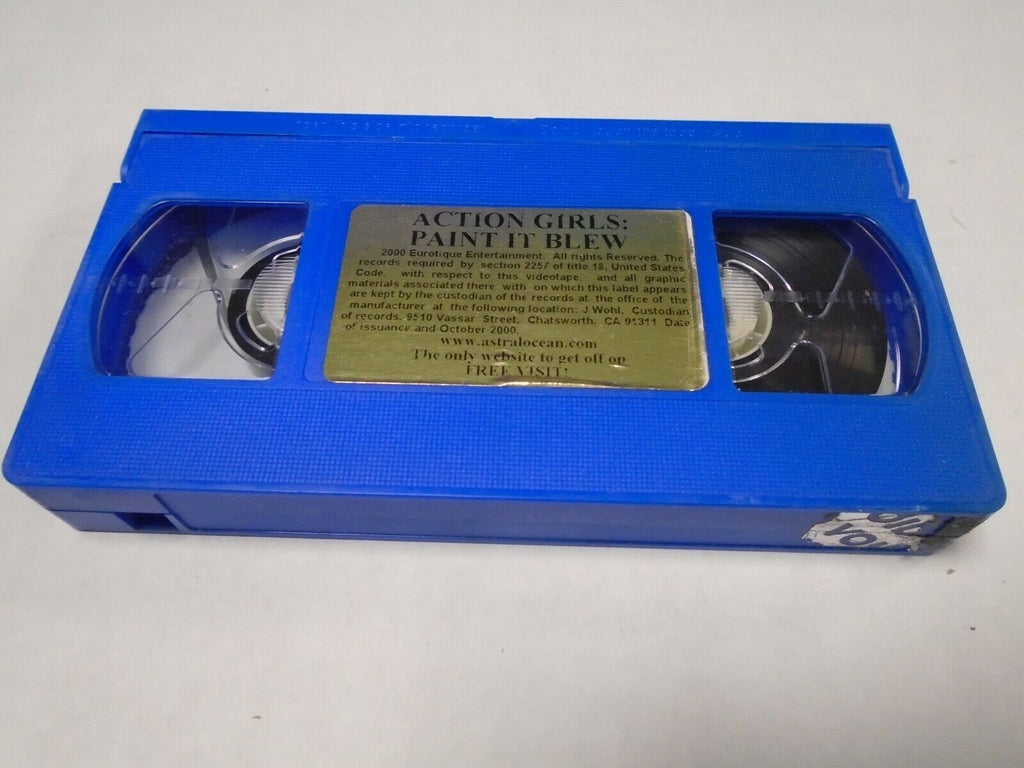 Action Girls Paint it Blew 2000 Eurotique Ent Adult VHS 032019AMP2