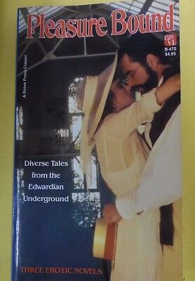Pleasure Bound Three Erotic Novels by Anonymous 1982 Grove Press 071513lm-epa