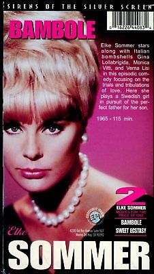 Elke Sommer Set of 2 VHS Movies Bambole & Sweet Ecstasy 18+ 090717lm-ep6