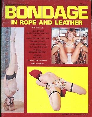 Bondage In Rope And Leather Magazine Forget Me Knot vol.1 #1 1975 041718lm-ep2 - Used