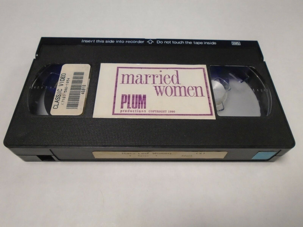 Married Women Plum Productions 1990 Raven Adult VHS 031919AMP3