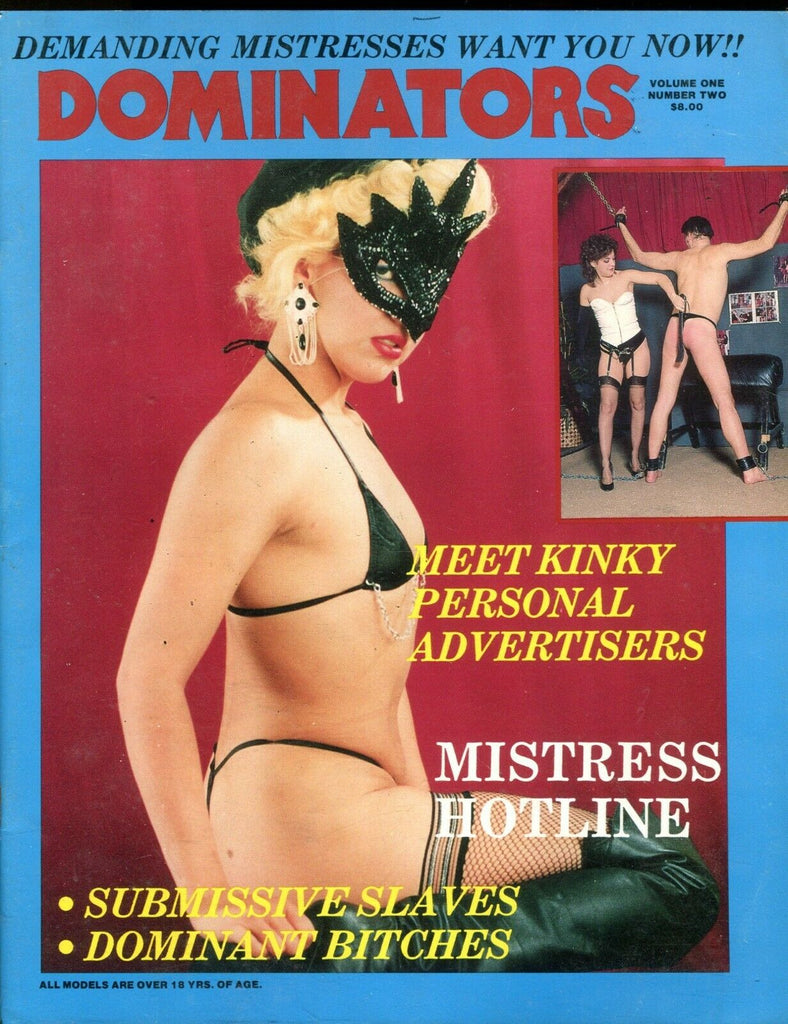 Dominators Contact Magazine Demanding Mistresses vol.1 #2 1989 072519lm-ep