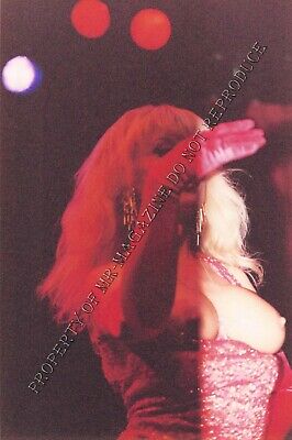 Nina Hartley Candid Original 4x6 Photo 1990s Performing Nude at Live Show 340ig