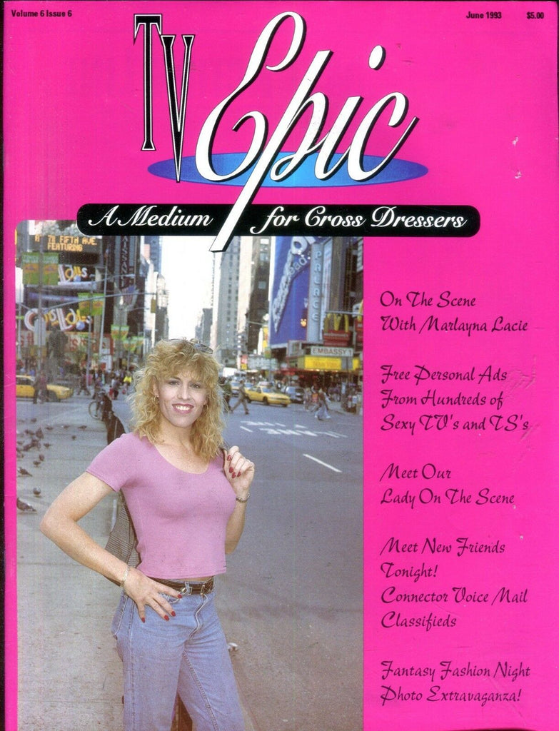 TV Epic Cross Dressers Contacts Magazine June 1993 112618lm-ep