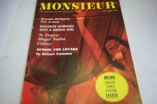 Monsieru Adult Magazine 'Europe Stripped for Action' August 1963
