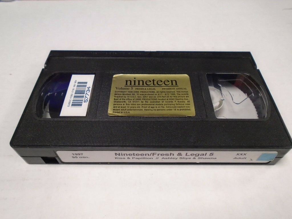 Nineteen Fresh & Legal 5 Ashley Shye Shawna 1997 95mins Adult VHS 010819AMP