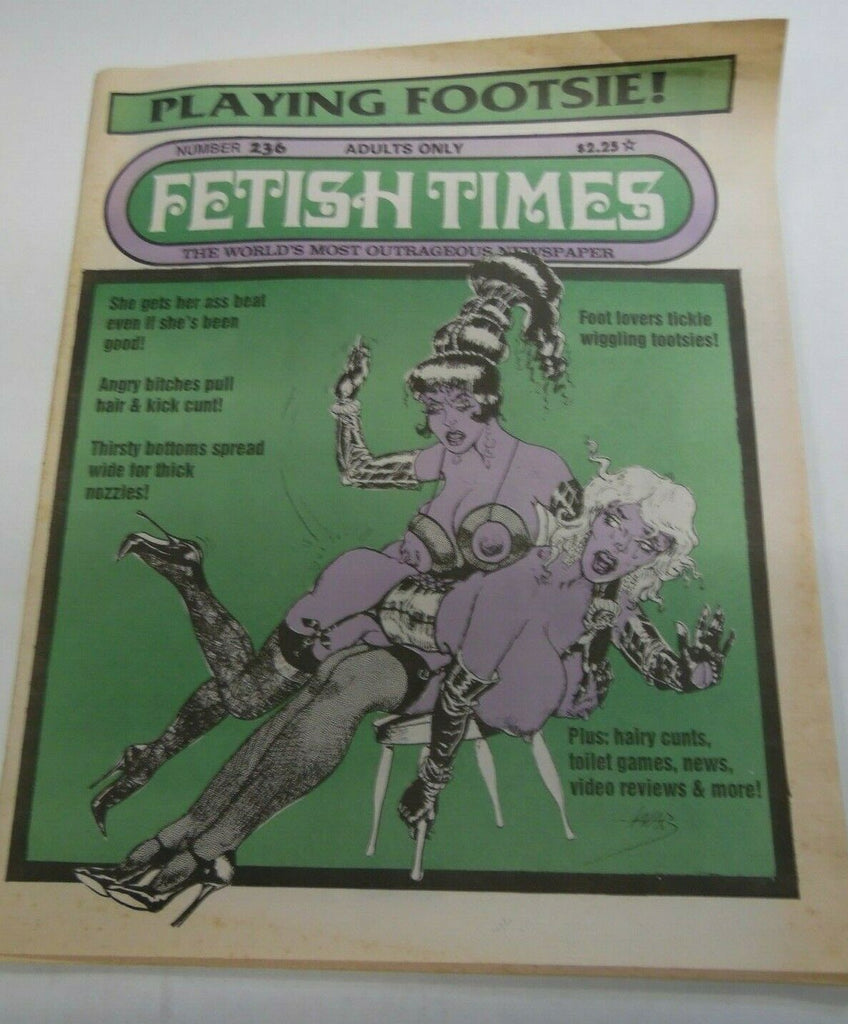 Fetish Times Newspaper Playing Footsie! #236 1993 122419lm-ep