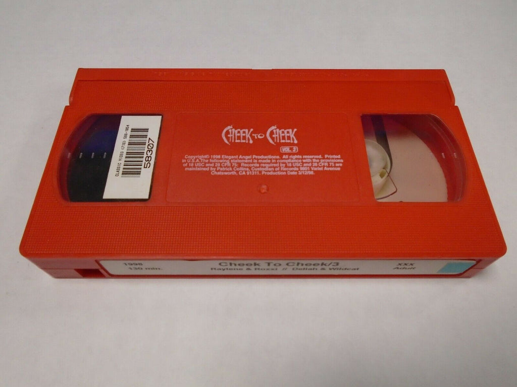 Cheek to Cheek Vol 3 Raylene Roxxi Deliah 1998 130mins Adult VHS 030619AMP