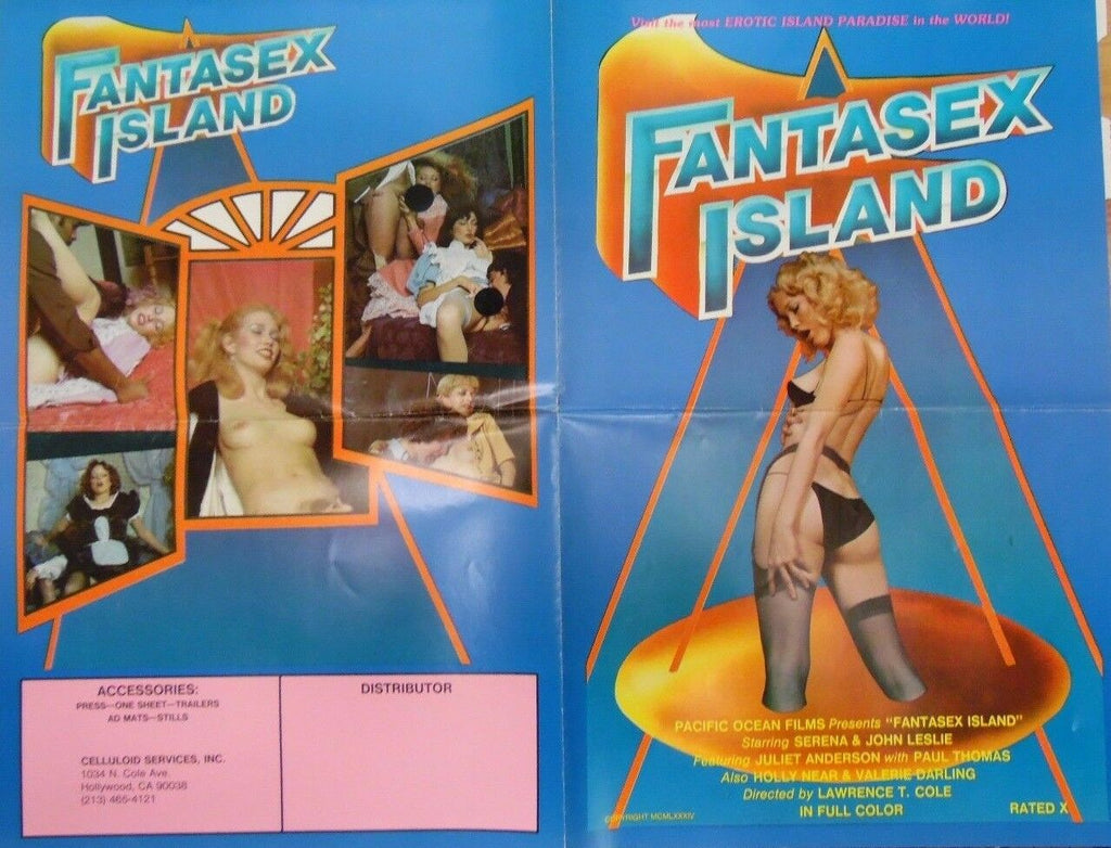 Fantasex Island 1984 Serena John Leslie Add Poster 22"x17" 083017DBEP