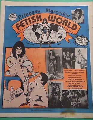 Fetish World Newspaper Princess Mercedes #12 1991 062217lm-ep