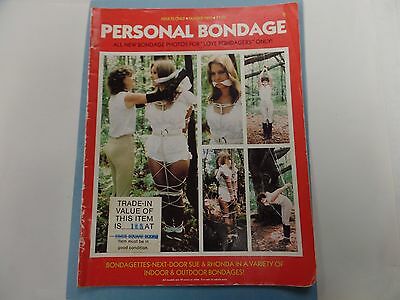 Personal Bondage Adult Magazine Sue & Rhonda #2 1985 gd 021116lm-ep