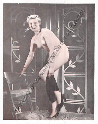 Adult Vintage B&W Photo 3.5x4 Sexy Pin Up Model Undressing Strip Tease 256HP