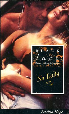 No Lady Adult Novel by Saskia Hope 1993 Black Lace 121917lm-ep