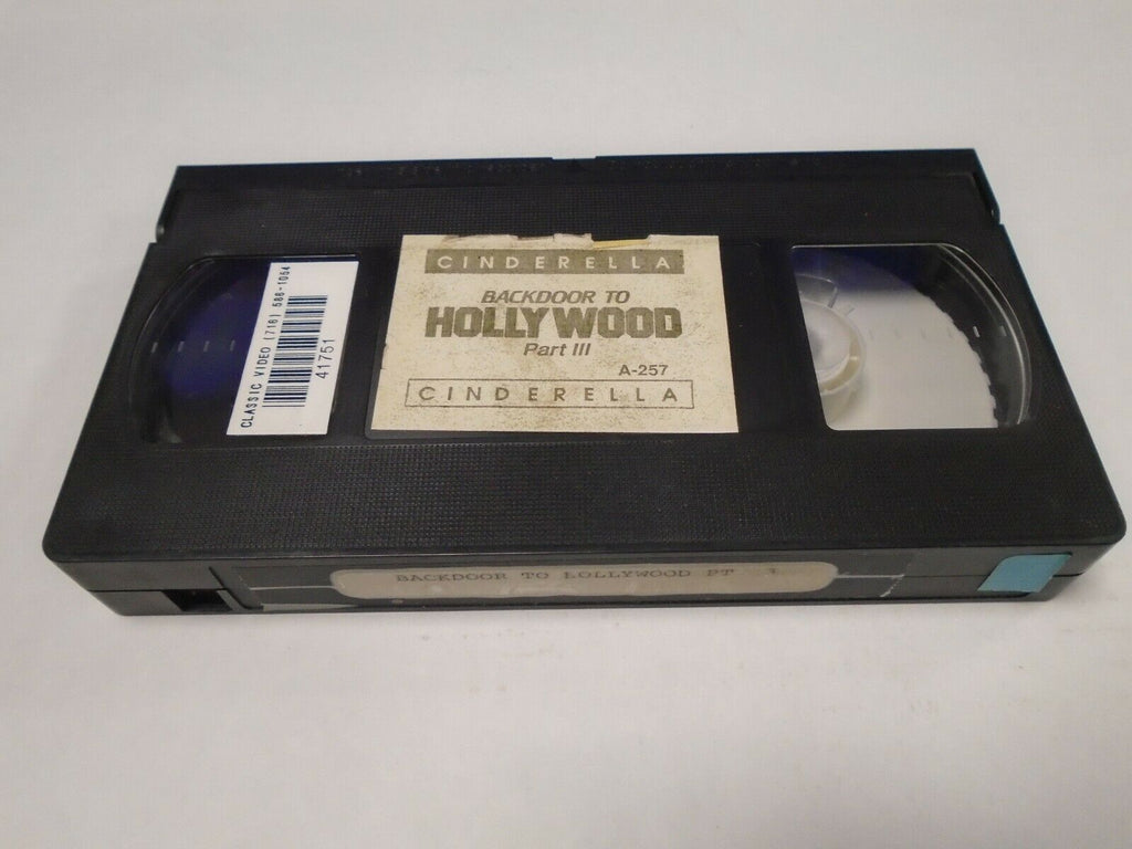 Backdoor to Hollywood #3 Cinderella Adult VHS 032819AMP2