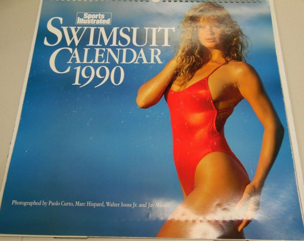 Sports Illustrated 1990 Wall Calendar 15" x 15" Kathy Ireland 042419lm-ep2