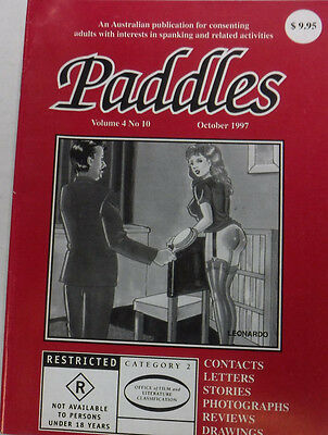 Paddles Adult Spanking Magazine vol.4 #10 October 1997 090815lm-ep