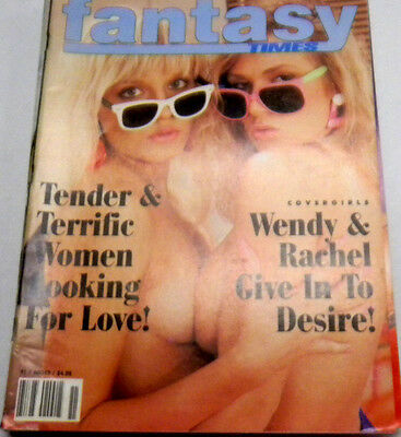 Fantasy Times Busty Adult Magazine"Wendy & Rachel" 1993 vg070613lm-ep