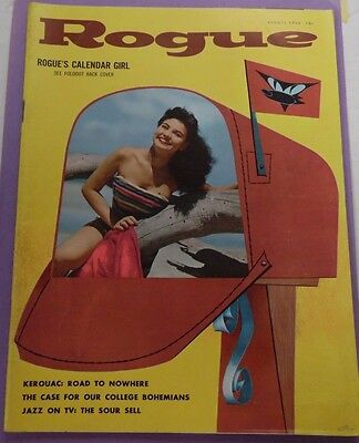 Rogue Magazine Calendar Girl Pat O'Connell August 1959 111912lm-epa