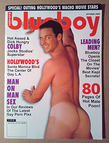 Blueboy Gay Magazine Colby Jocks Studios' Superstar October 2000