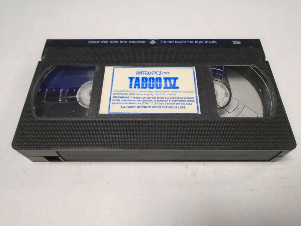 Taboo 4 Intropics Video Adult VHS 041519AMP3
