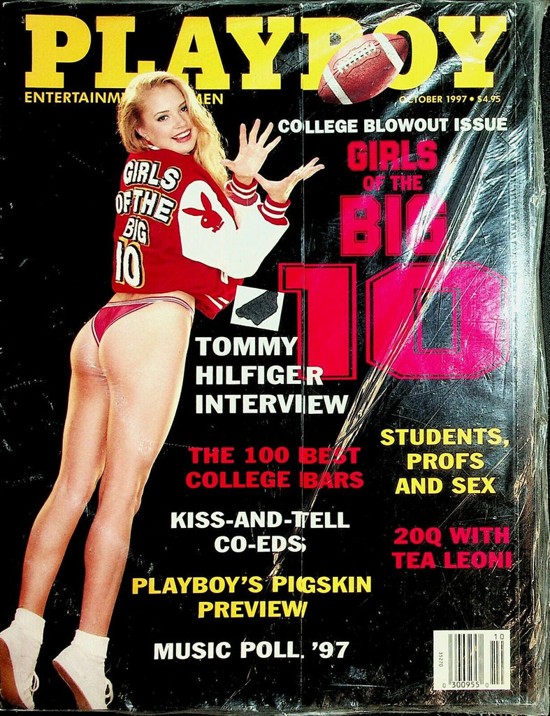 Playboy Magazine Girls Of The Big 10 / Tommy Hilfiger October 1997 101 –  Mr-Magazine