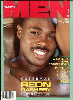 Advocate Men Gay Magazine Coverman Reon Rasheen December 1986 011718lm-ep