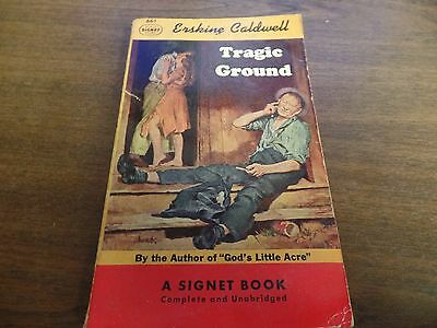 Tragic Ground Erskine Caldwell Signet Book 1944 138pgs Erotic Novel 121815amp