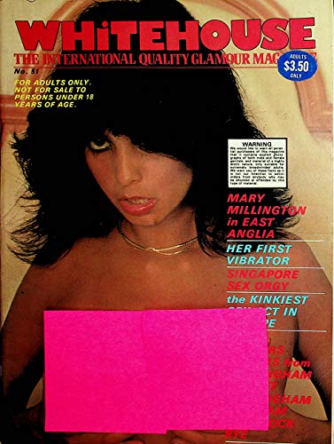 Whitehouse Adult Magazine Mary Millington #51 1980's