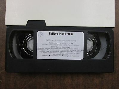 Bailey's Irish Cream BV Productions XXX Adult VHS 052715amp2
