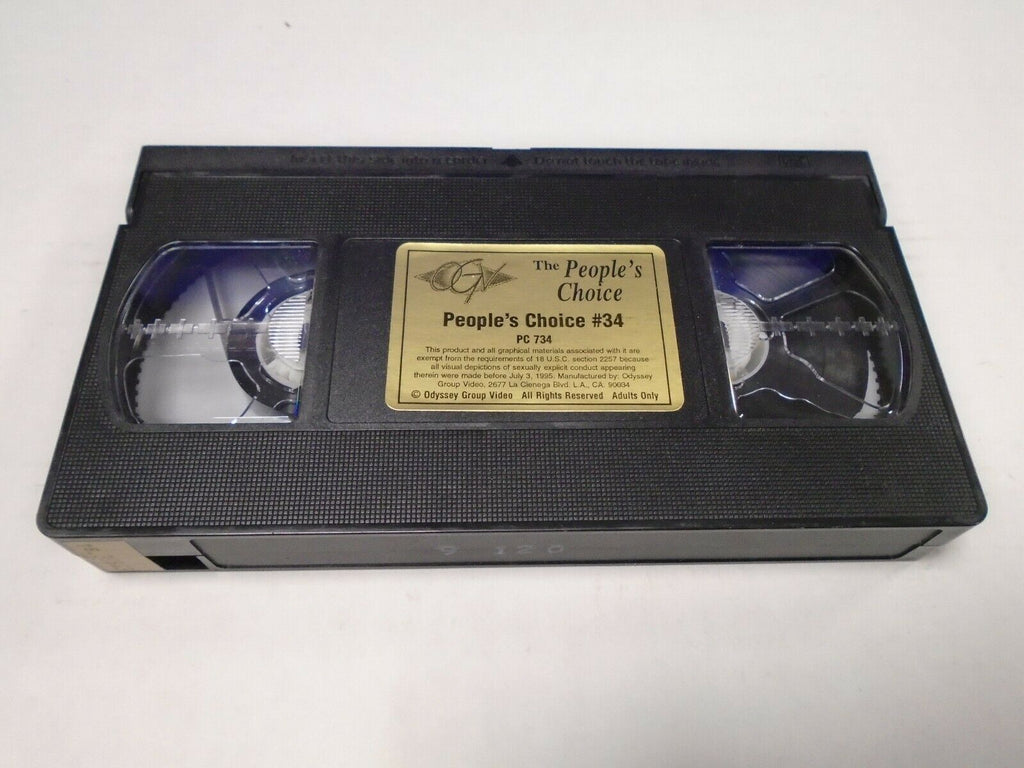 The People's Choice #34 Odyssey Group Video Adult VHS 022819AMP