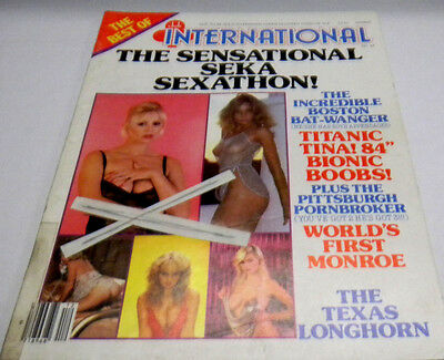 Best of Club International Adult Magazine "Seka" 1982 gd 81513lm-ep