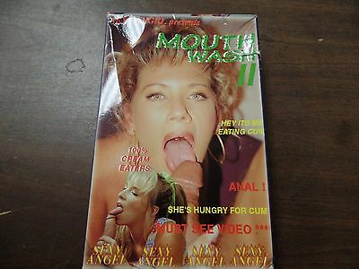 Mouth Wash 2 Sexy Angel Sahara Sands Guy Disilva Adult VHS CLEARANCE 081015amp