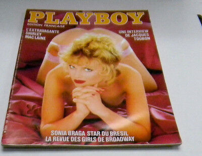 Playboy French Adult Magazine Shirley Maclaine October 1984 041114lm-ep