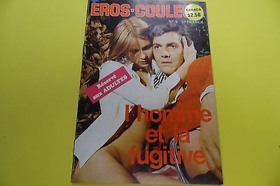 Eros-Couleur French Magazine l'homme et la fugitive #9 1970's 070116lm-ep2