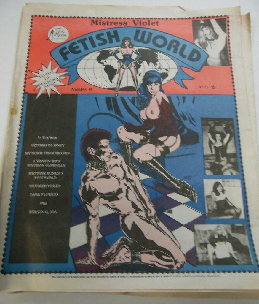 Fetish World Newspaper My Nurse From Heaven #34 1993 013020lm-ep