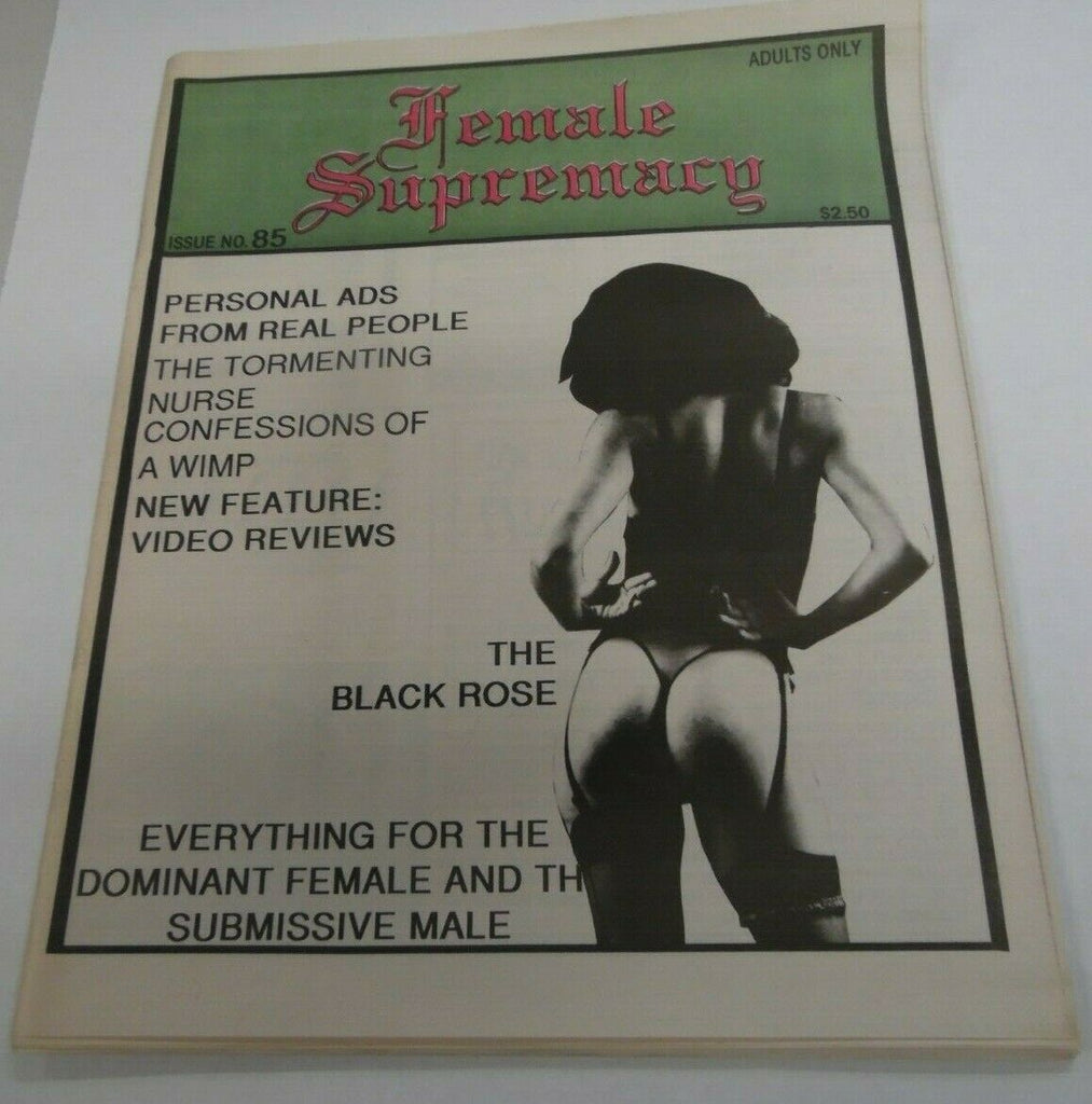 Female Supremacy Newspaper The Black Rose #85 1990's 122119lm-ep