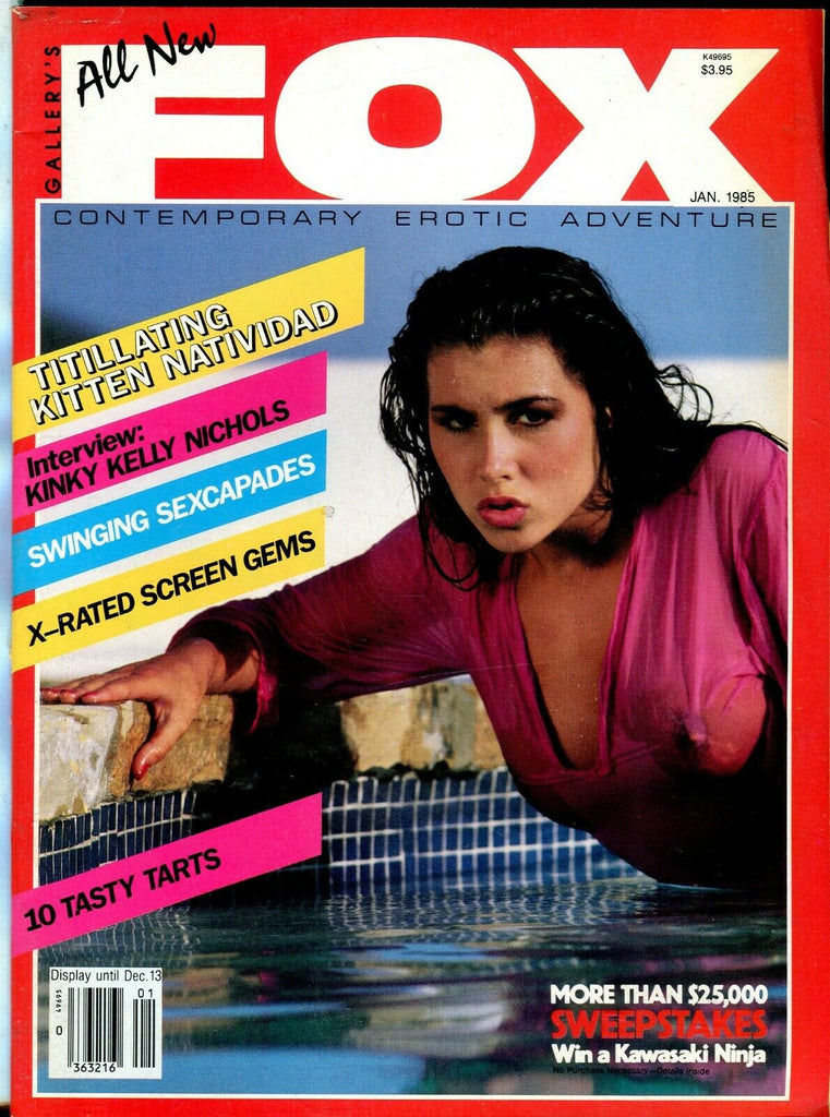 Fox Fox Magazine Kitten Natividad/kelly Nichols January 1985 081319lm-ep