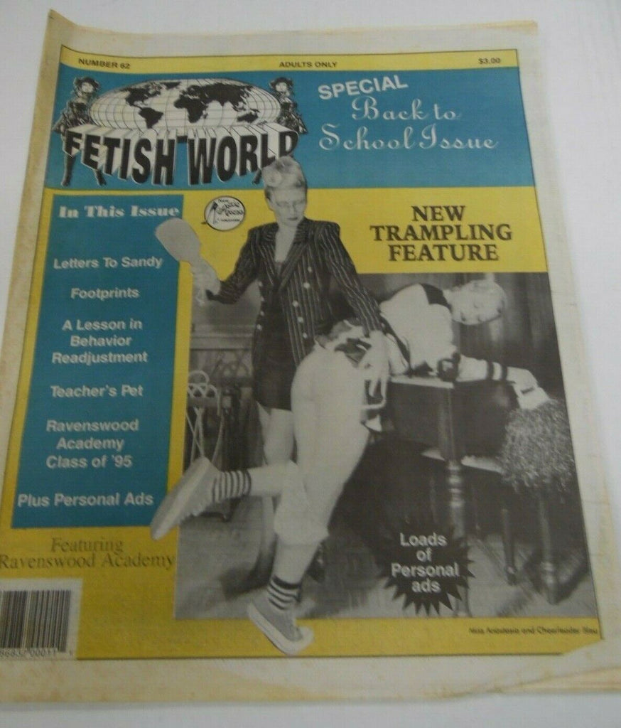 Fetish World Newspaper Cheerleader Bleu #62 1995 121419lm-ep2